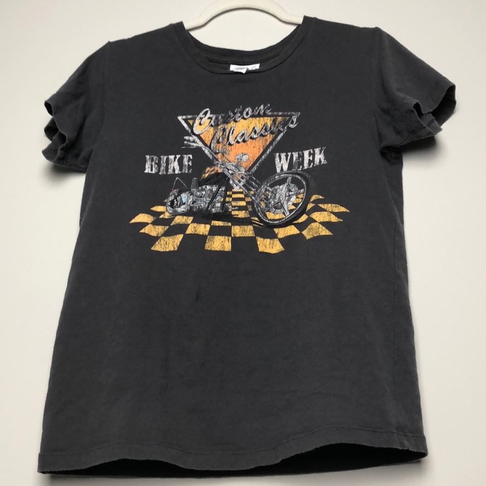 Dark grey biker tshirt